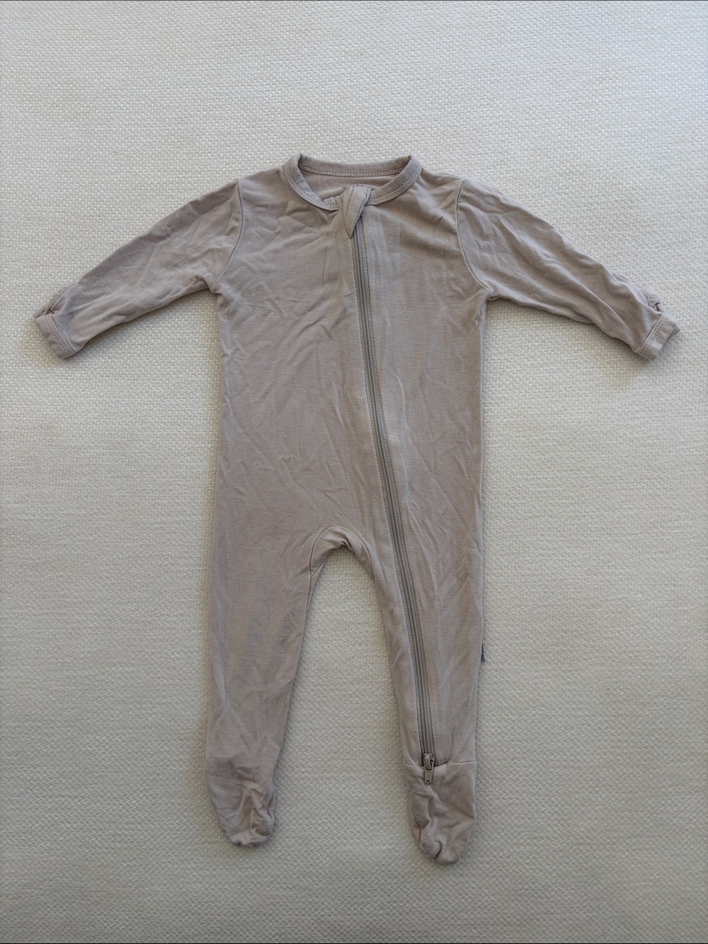 Kyte BABY Zippered Footie in Oat